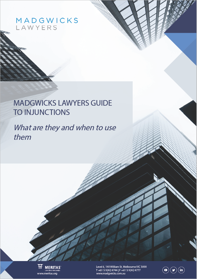 Injunction Guide Cover
